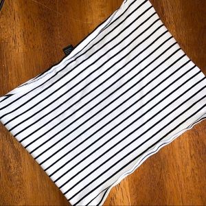 Forever 21 • Striped, Cropped Tube Top